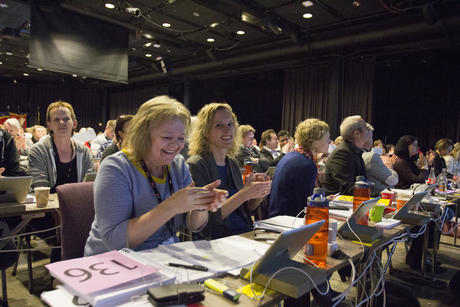  Resultatet falt i god jord hos sittende leder Mimmi Kvisvik og nestleder Tone Faugli