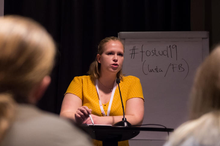 UENIG: Anne-Linn Sekkingstad fra lokallaget i Sogndal er helt uenig i at en strategiplan er riktig vei å gå for FO-Studentene