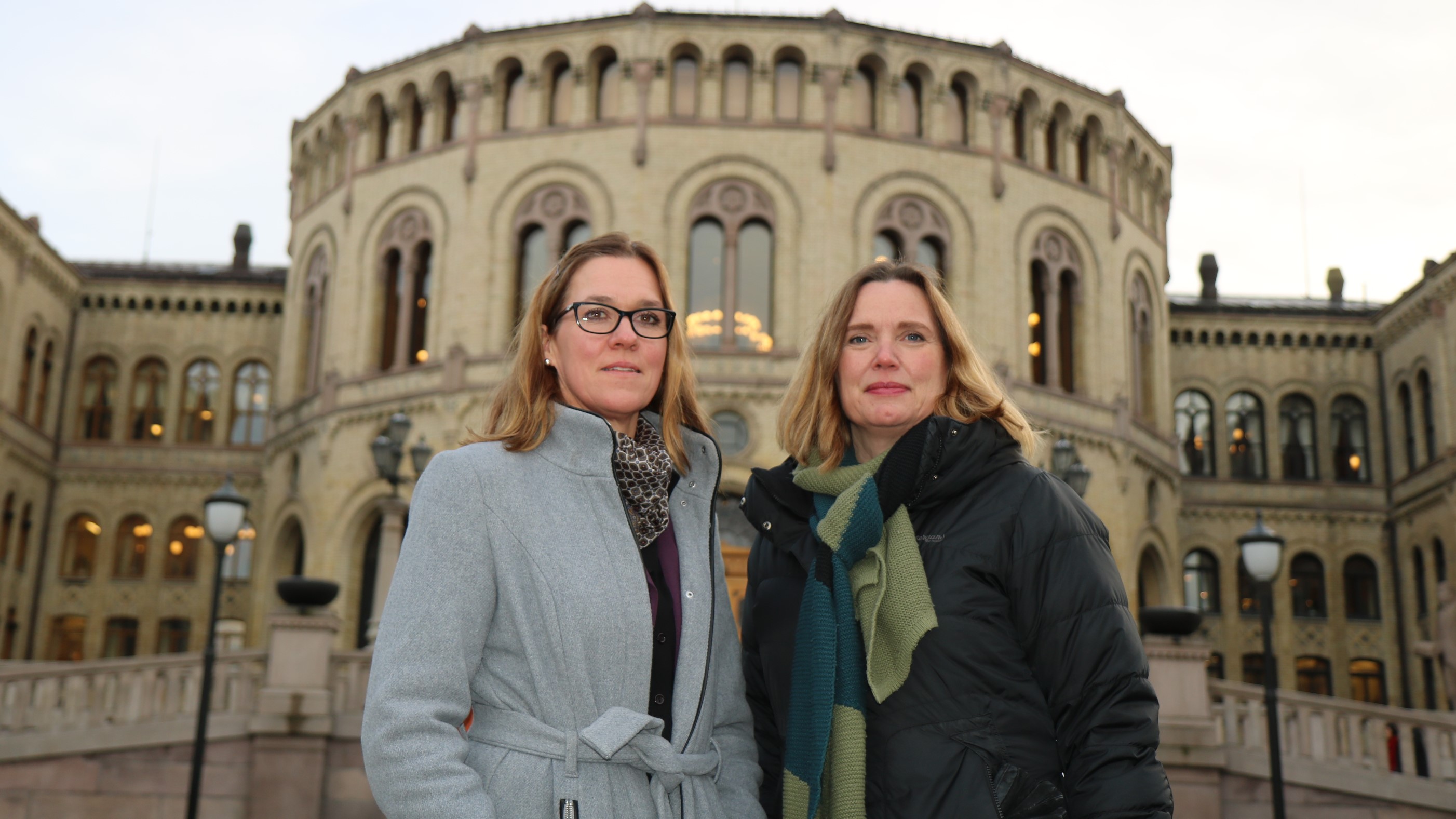 PÅ HØRING: Forbundsledelsens Marit Selfors Isaksen og Hanne Glemmestad representerte FO på høring om den mye omtalte NAV-saken.