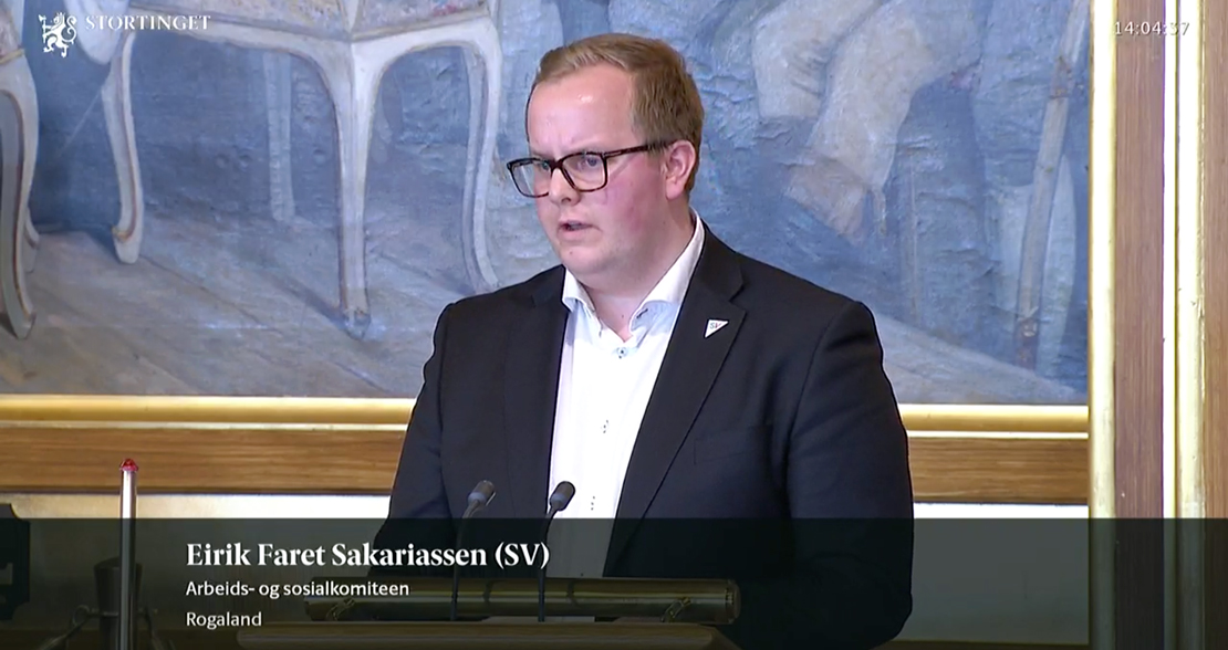 Eirik Faret Sakariassen er enig i FOs krav om en tillitsreform i Nav