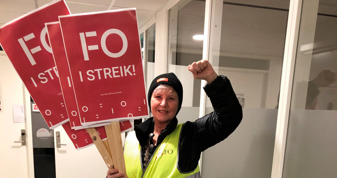 FO og Fagforbundet trapper opp streiken i private omsorgsbedrifter (NHO)