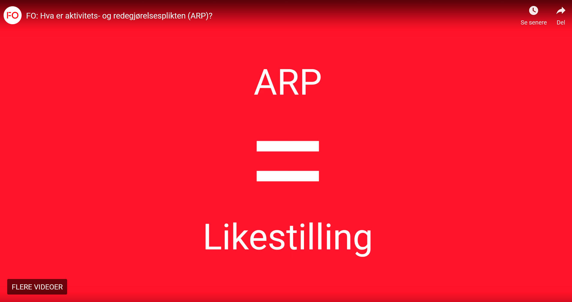 Se film: Hva er aktivitets og redegjørelsesplikten (ARP)?