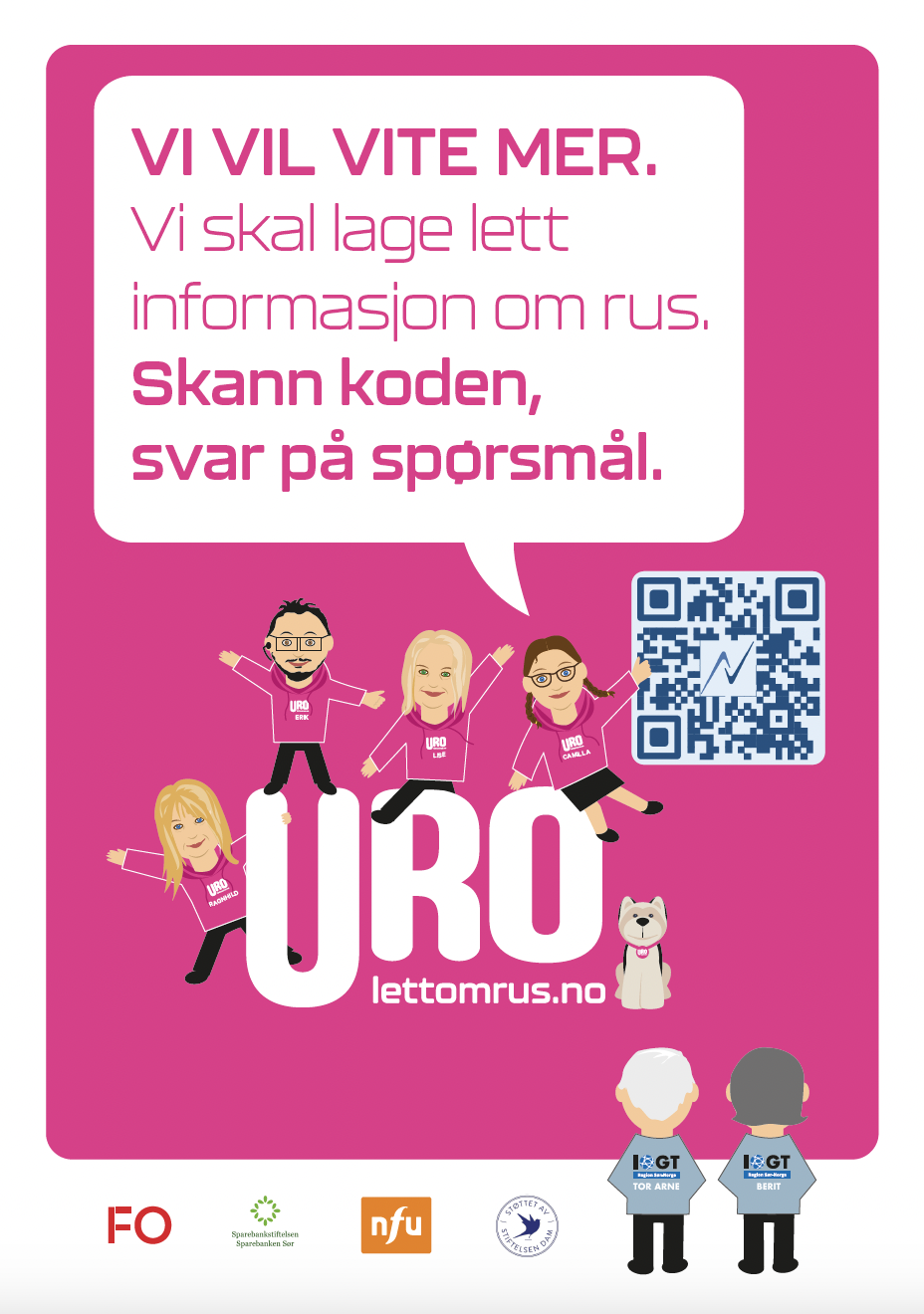 UNDERSØKELSE: Scan QR koden eller trykk på lenken i saken for å delta.